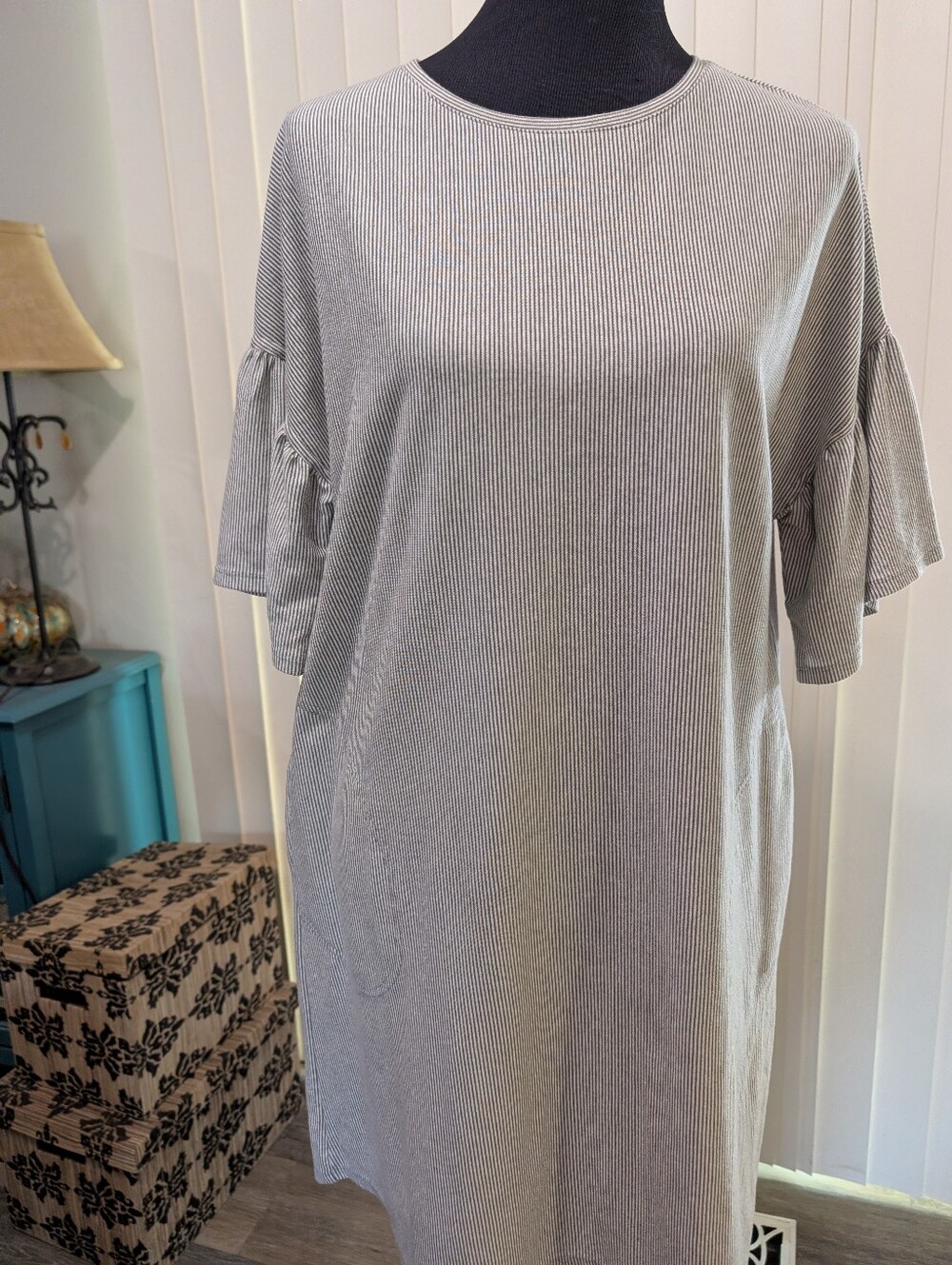 Easel Striped Dress